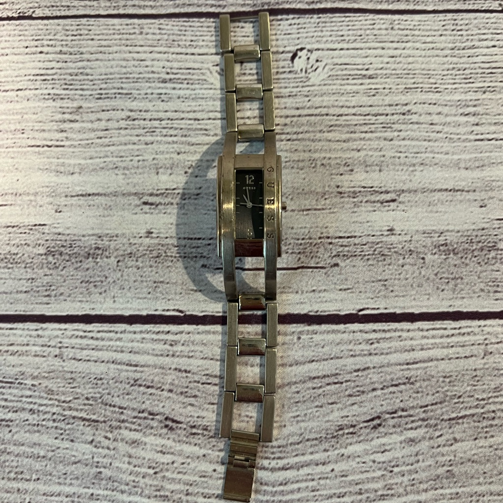 Guess Silver Watch With Bracelet Band